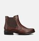 Remonte Donkerbruine Boots Chelsea voor dames (377947) - geschikt voor steunzolen