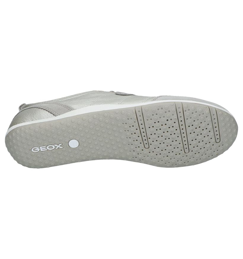 Geox Chaussures à lacets en Or en cuir (241590)
