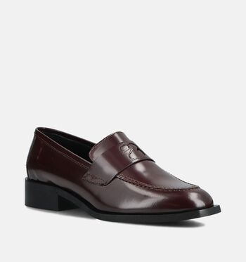 March23 Chaussures plates Noir/Bordeaux