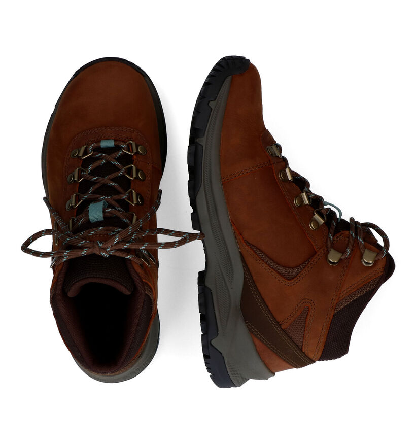 Merrell Erie Cognac Wandelschoenen in stof (310219)