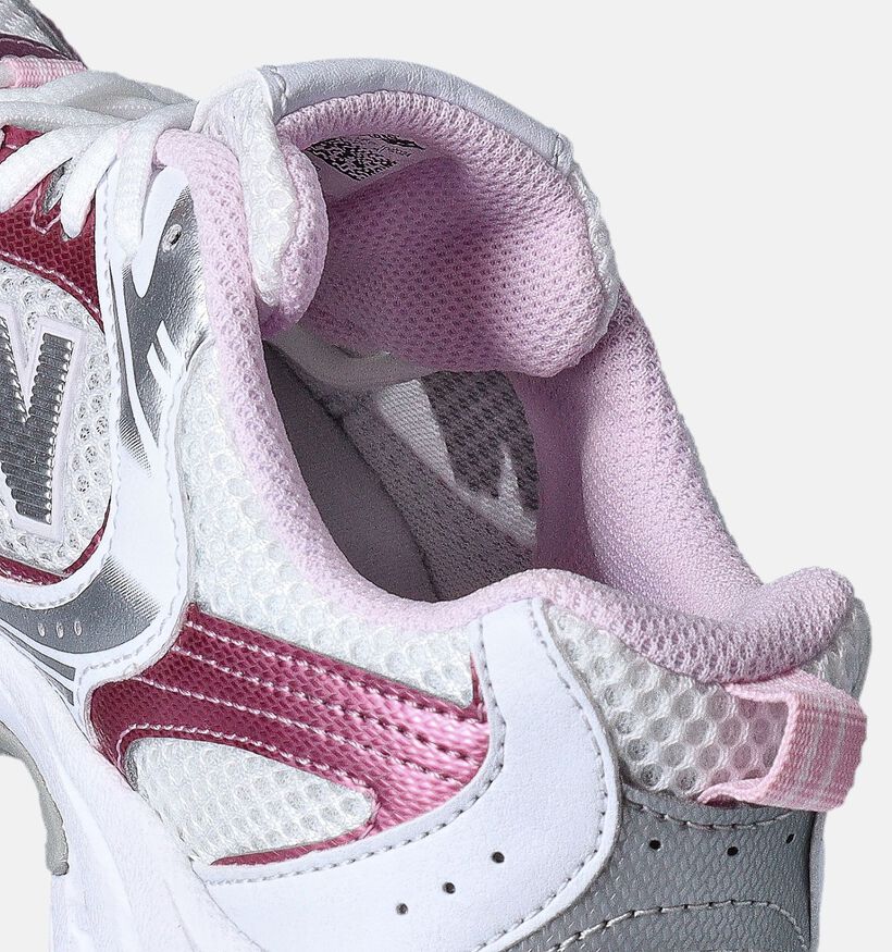 New Balance GR 530 Baskets en Blanc pour filles (350576) - pour semelles orthopédiques