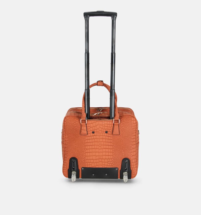 Olivia Lauren Amadeo Sac ordinateur Trolley en Cognac pour femmes (384024)