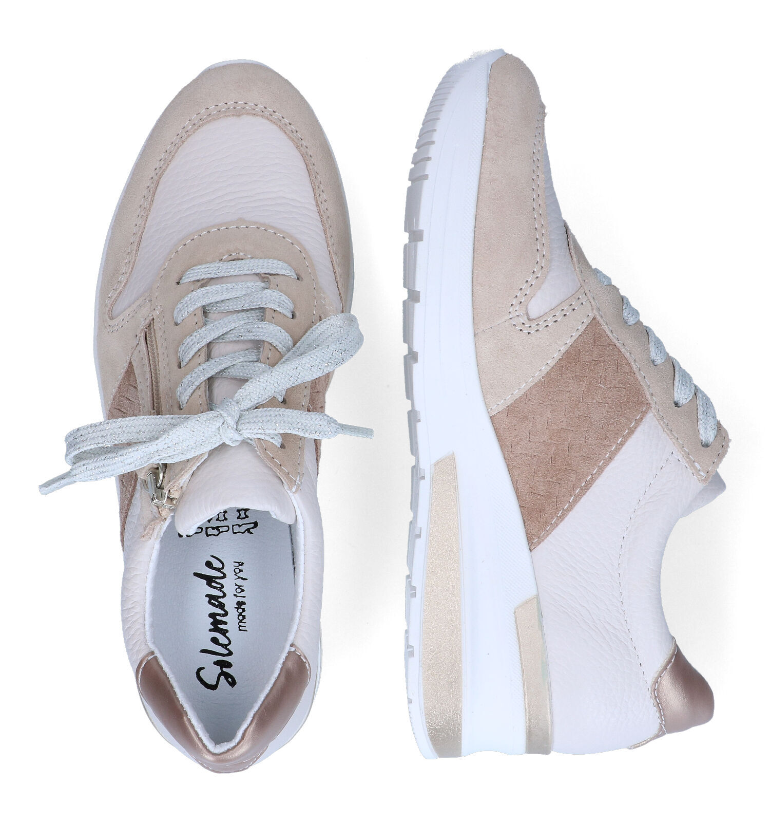 Solemade Mae Beige Lage Schoenen Dames Sneakers Online op TORFS.BE