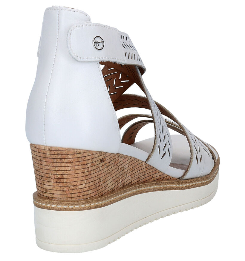 Tamaris Touch it Sandales en Blanc pour femmes (289418)