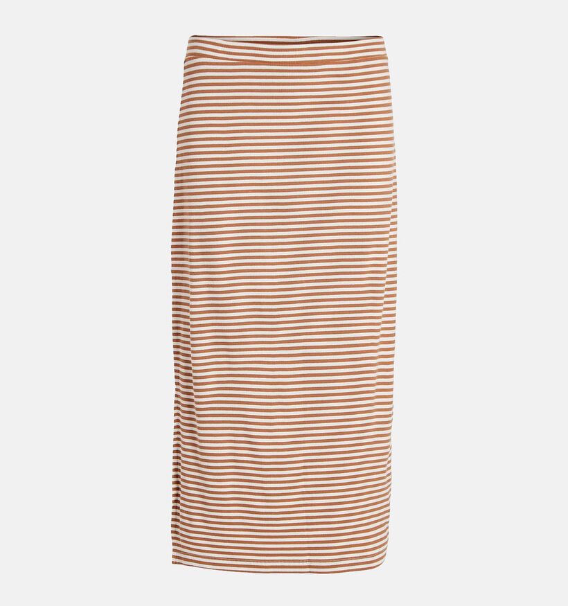 Vila Jada Bruin Gestreepte Pencil Rok voor dames (334635)