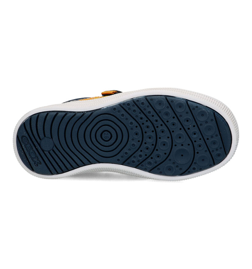 Geox Omefu Chaussures à velcro en Bleu pour garçons (320619) - pour semelles orthopédiques