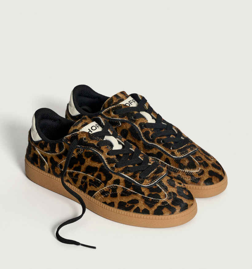 HOFF Alley Leopard Baskets casual en Marron pour femmes (360836) - pour semelles orthopédiques
