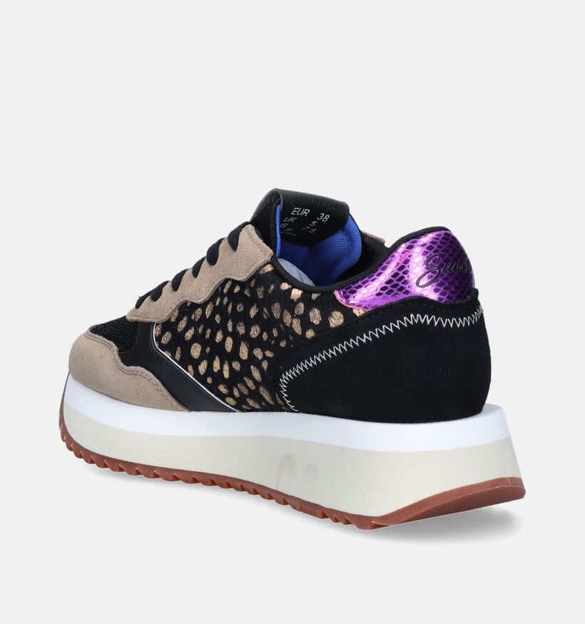 Sun 68 Big Ally Animalier Beige Sneakers voor dames (345690) - geschikt voor steunzolen