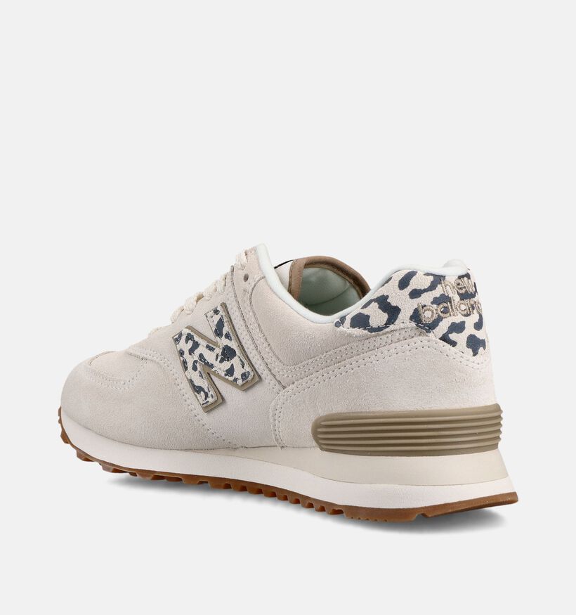 New Balance 574 Baskets sportives en Beige pour femmes (374988) - pour semelles orthop&eacute;diques