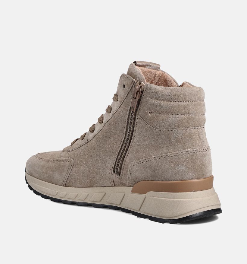 Gabor Baskets Hautes en Taupe pour femmes (363155) - pour semelles orthopédiques