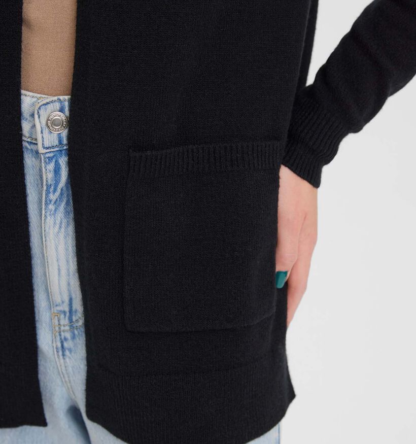 Vero Moda Lillie Cardigan tricoté en Noir pour femmes (328956)