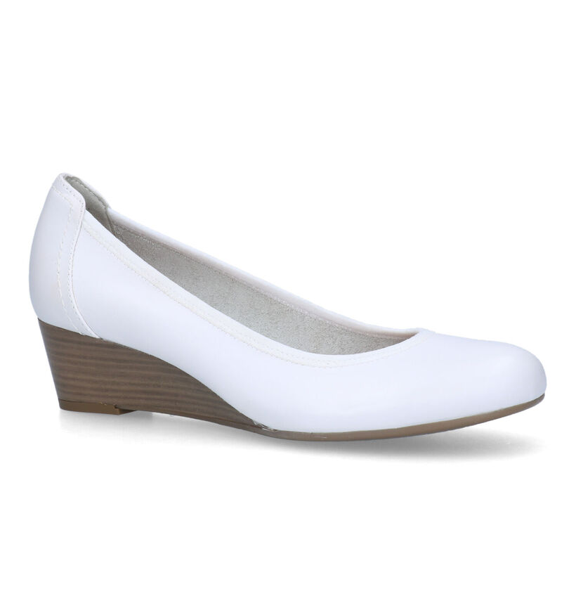 Tamaris Witte Pumps met sleehak voor dames (334258)