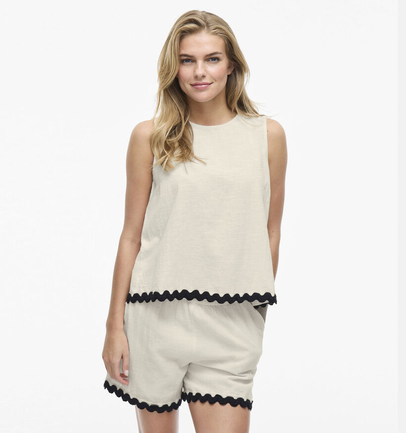 Vila Manda Beige Top voor dames (359460)