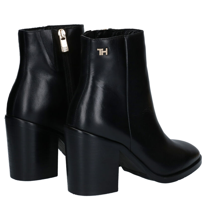 Tommy Hilfiger Bottillons en Noir en cuir (280003)