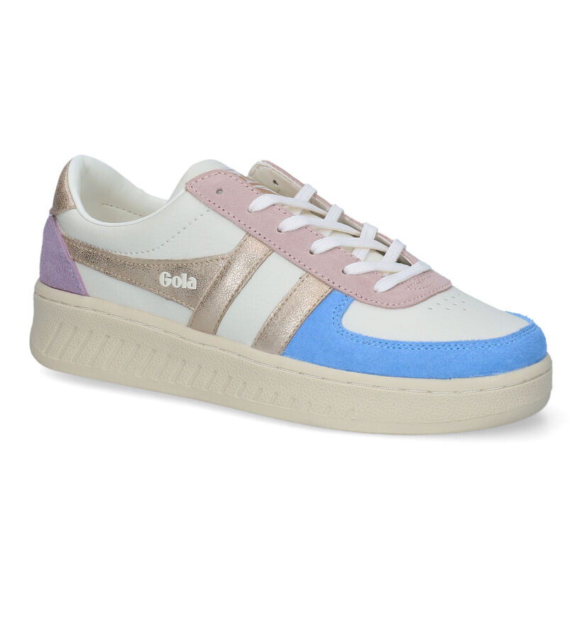 Gola Grandslam Quadrant Ecru Sneakers voor dames (305037)