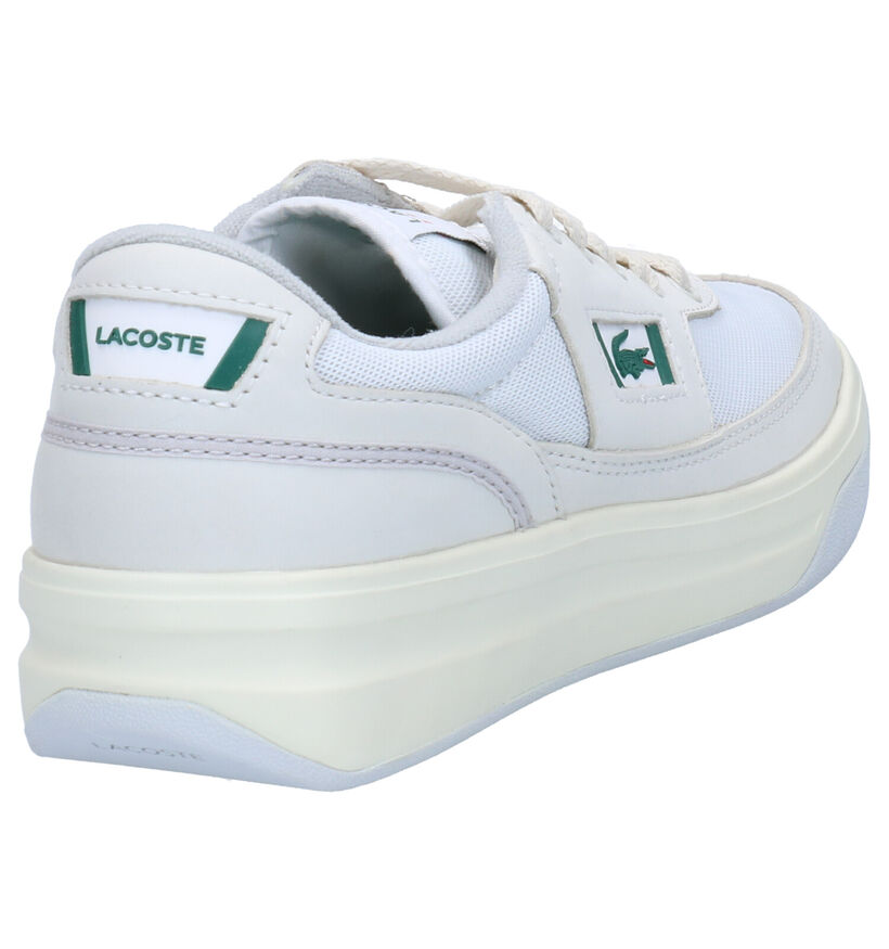 Lacoste Ecru Sneakers in stof (266912)