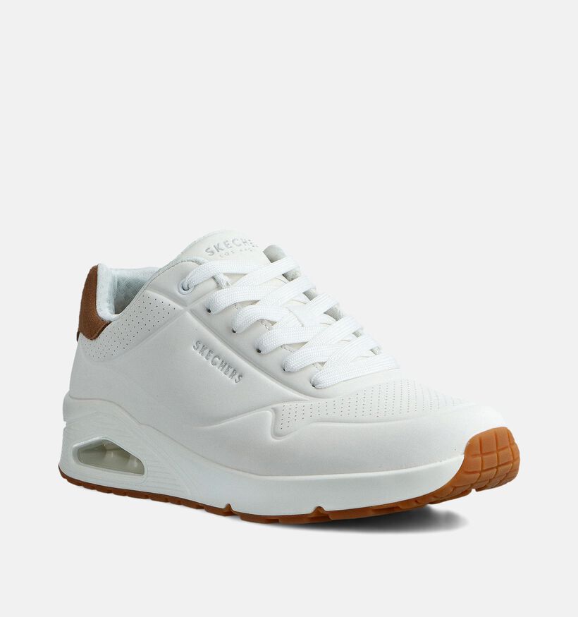 Skechers Uno Suited On Air Witte Sneakers voor heren (371064)