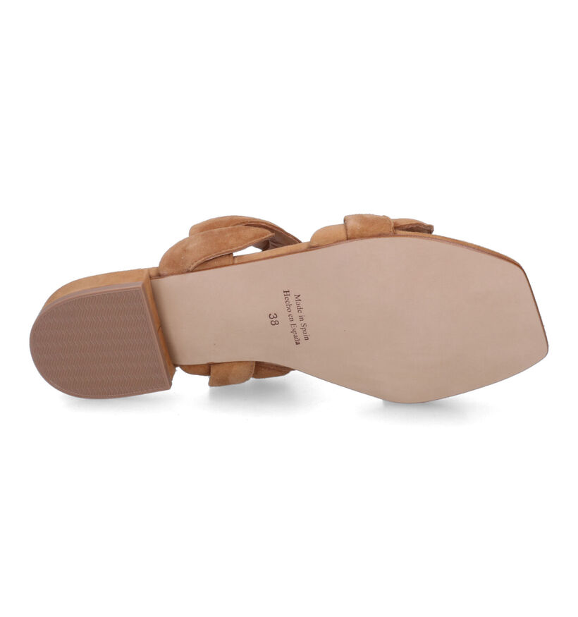 KMB Cognac Slippers voor dames (309633)