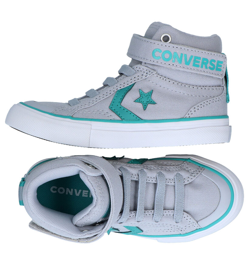 Converse Pro Blaze Baskets en Gris en textile (290956)