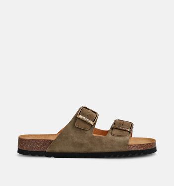 Scholl Slippers Beige/Bruin/Groen/Grijs