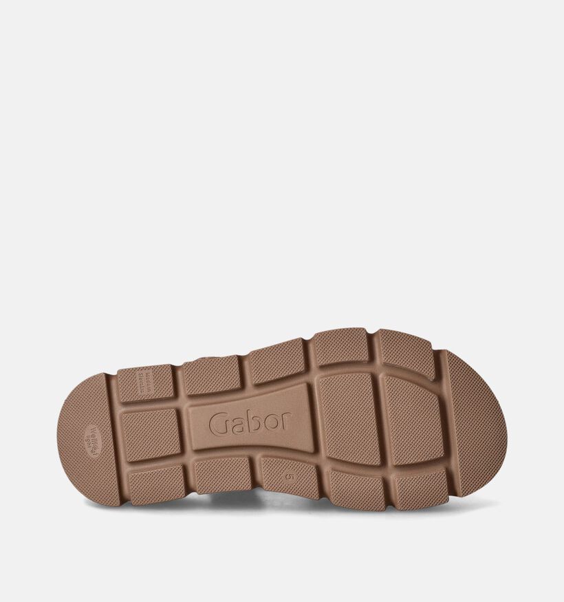 Gabor Best Fitting Sandales à plateforme en Cognac pour femmes (355096)