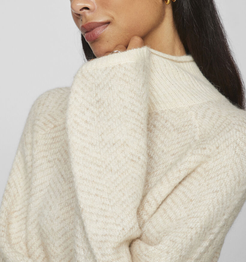Vila Lory Beige Gebreide trui voor dames (344257)