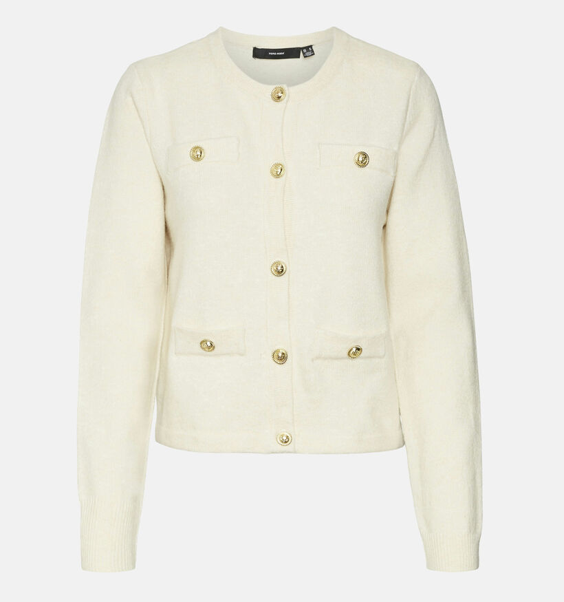 Vero Moda Embella Cardigan en Beige pour femmes (335336)