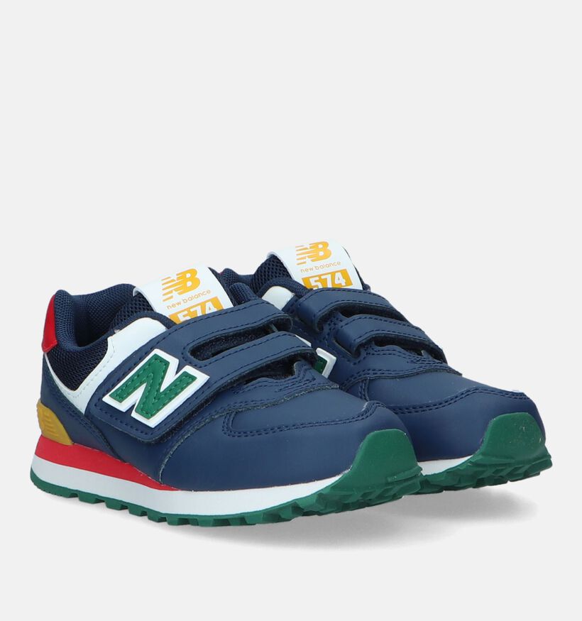 New Balance PV574CT Baskets en Bleu pour filles, garçons (327753) - pour semelles orthopédiques