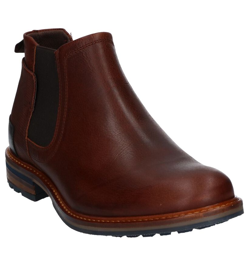 Bullboxe Cheslea Bottines en Cognac en cuir (276987)