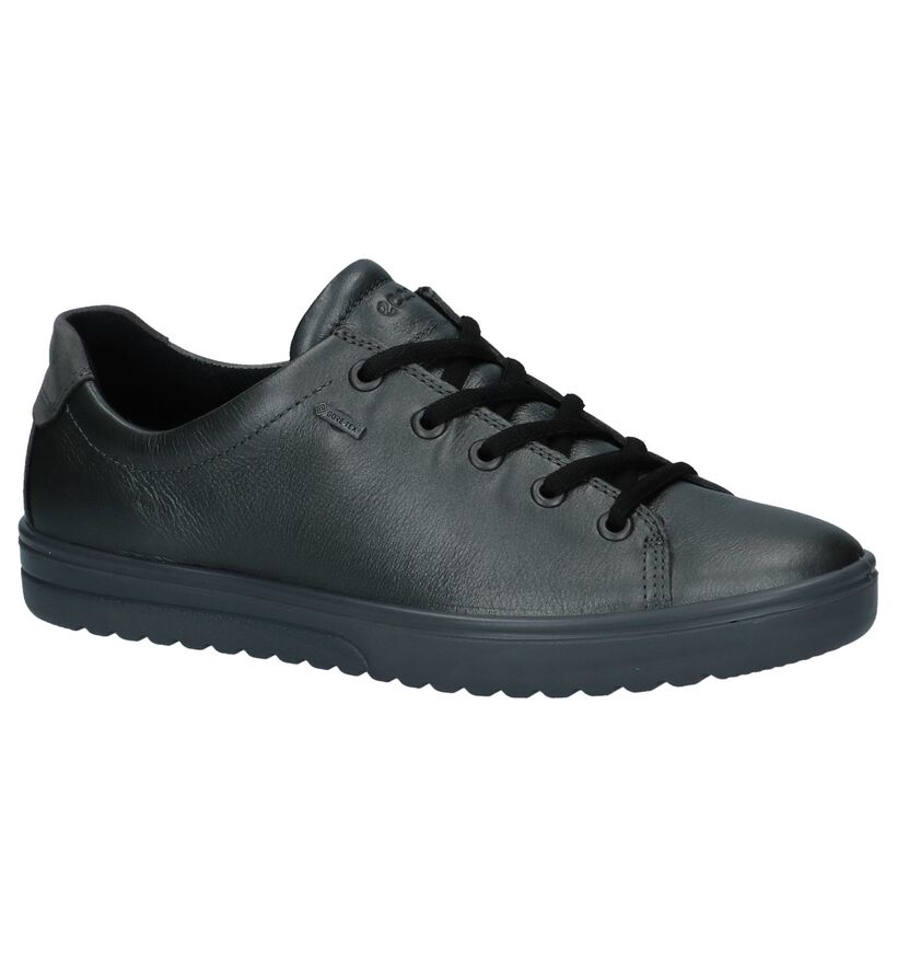 Ecco Fara Chaussures à lacets en Noir en cuir (257802)
