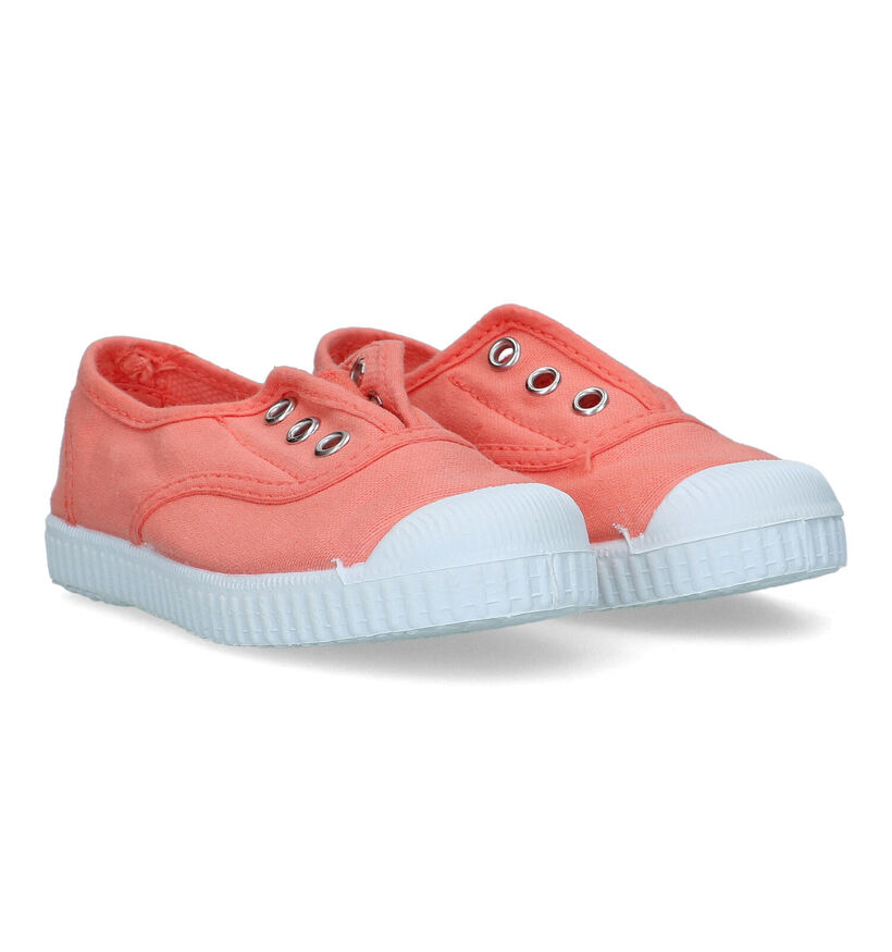 Cienta Slip-ons en Orange pour filles (323832) - pour semelles orthopédiques