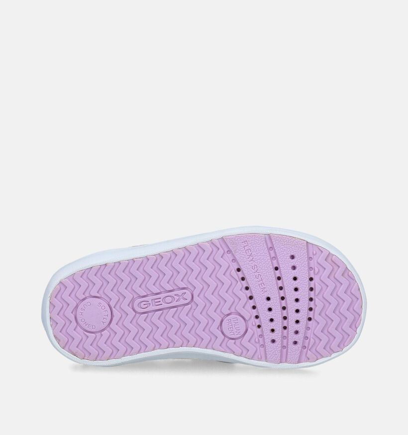 Geox Kilwi Baskets en Bleu pour filles (335786) - pour semelles orthop&eacute;diques