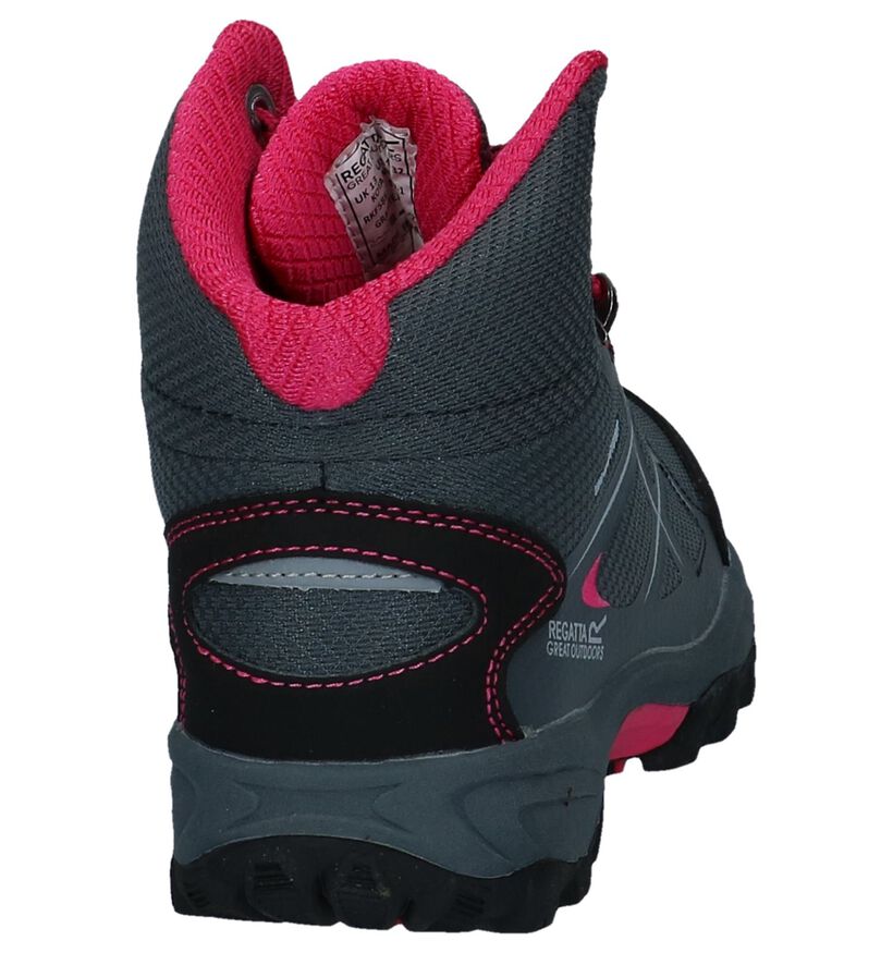 Donkergrijze Veterboots Regatta Isotex Waterproof in stof (226621)