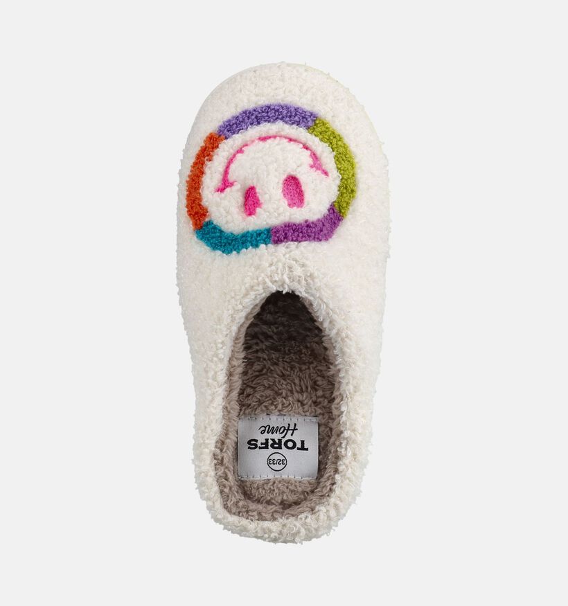 Torfs Home Ecru Smiley Pantoffels voor meisjes (349413)