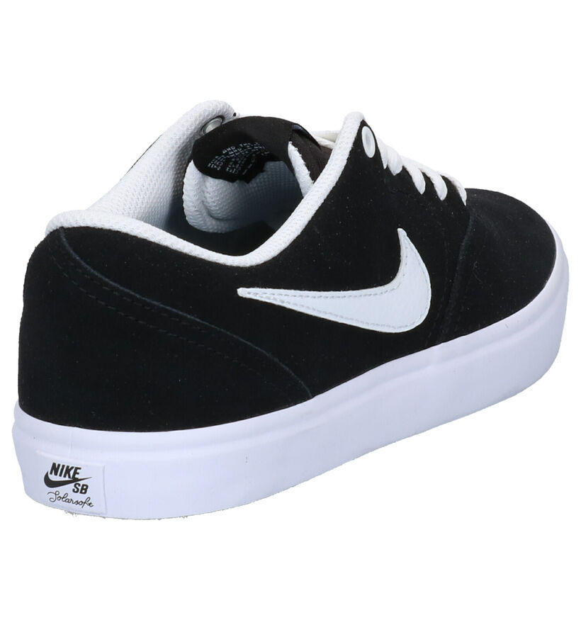 Nike SB Check Solar Zwarte Skate Sneakers in daim (266634)