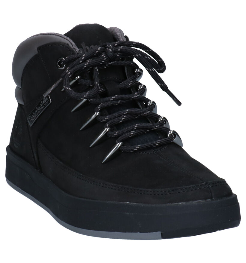 Timberland Davis Square Hiker Bottines en Noir en nubuck (278929)