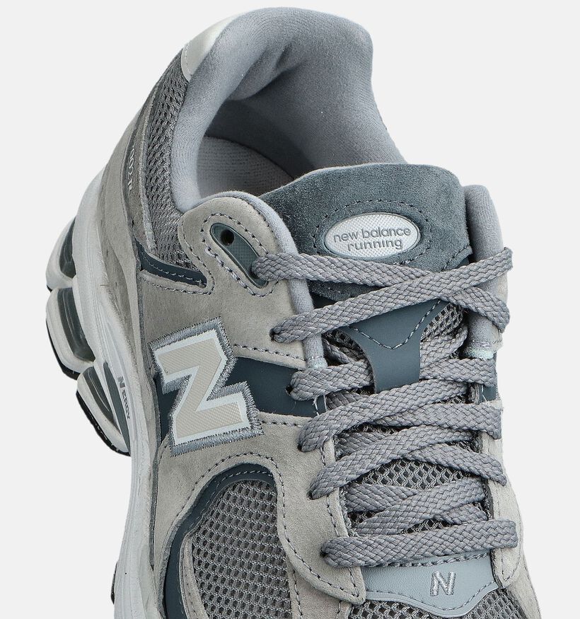 New Balance 2002 Baskets en Gris pour hommes (366250) - pour semelles orthopédiques