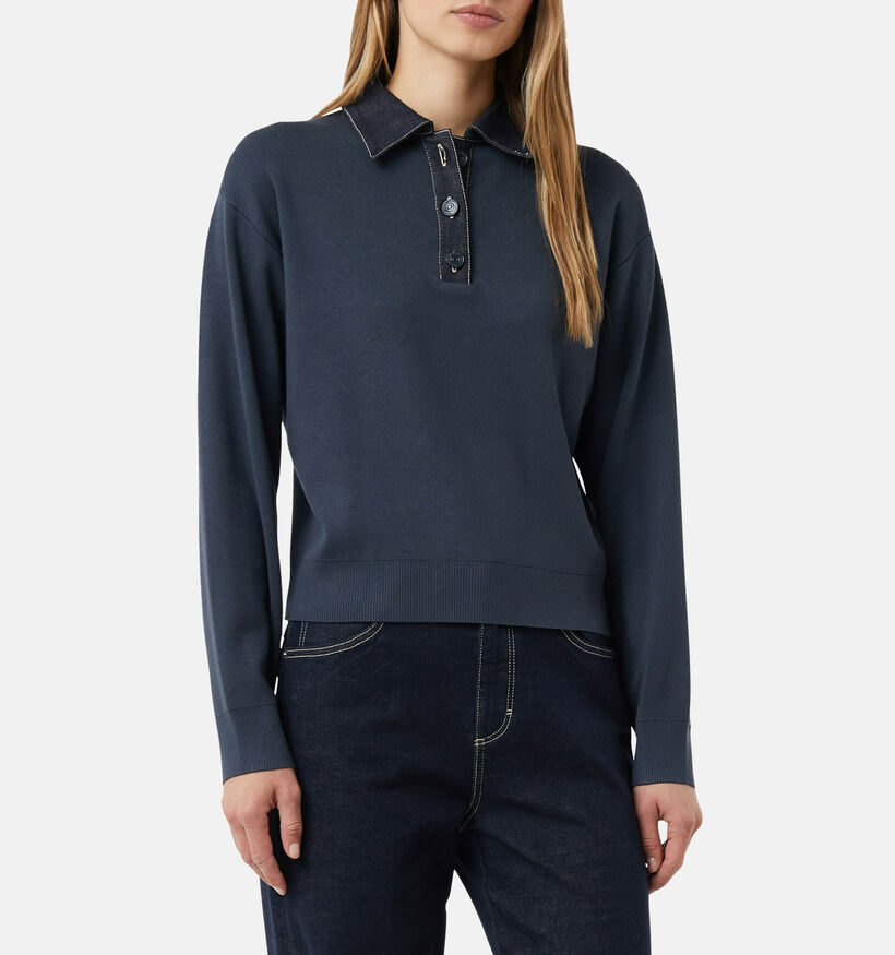 comma Pull en Bleu pour femmes (364876)