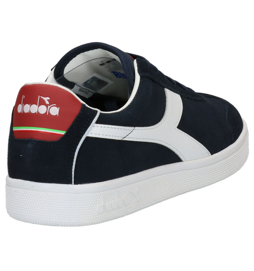 Diadora Kick Blauwe Sneakers in nubuck (277676)