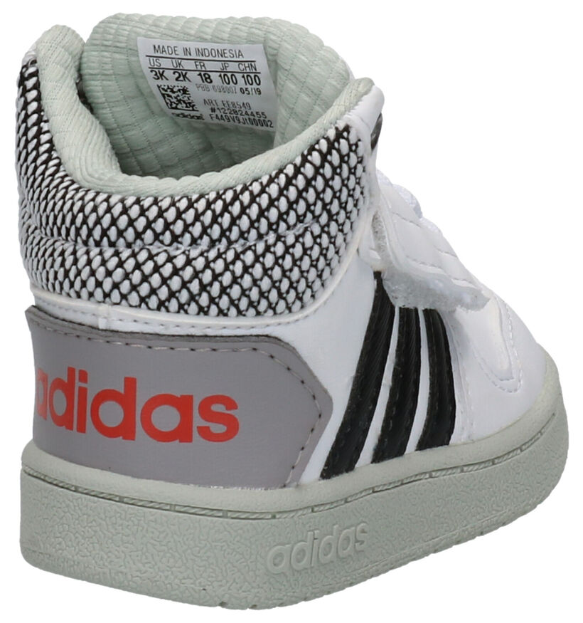 adidas Hoops Baskets en Noir en simili cuir (262060)