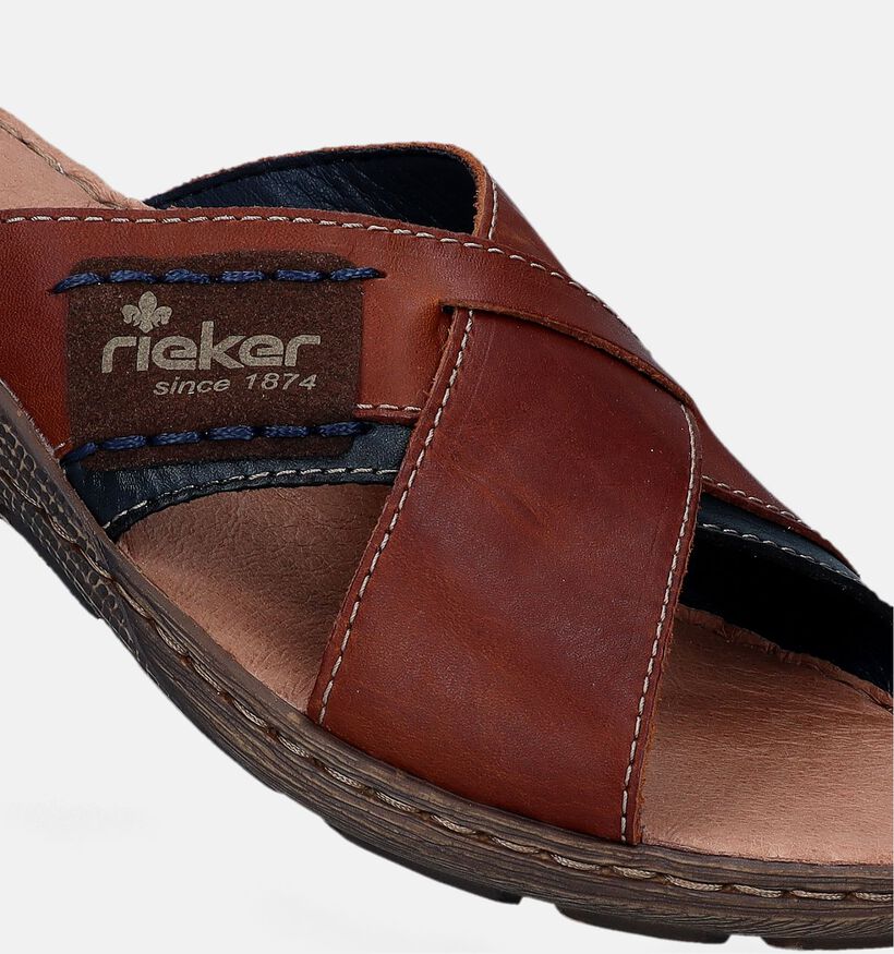 Rieker Bruine Slippers voor heren (354817)