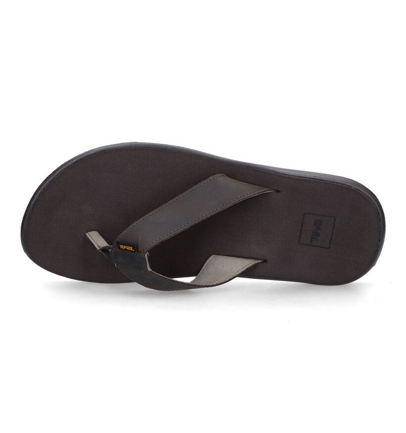 Teva Voya Flip Tongs en Brun pour hommes (321943)