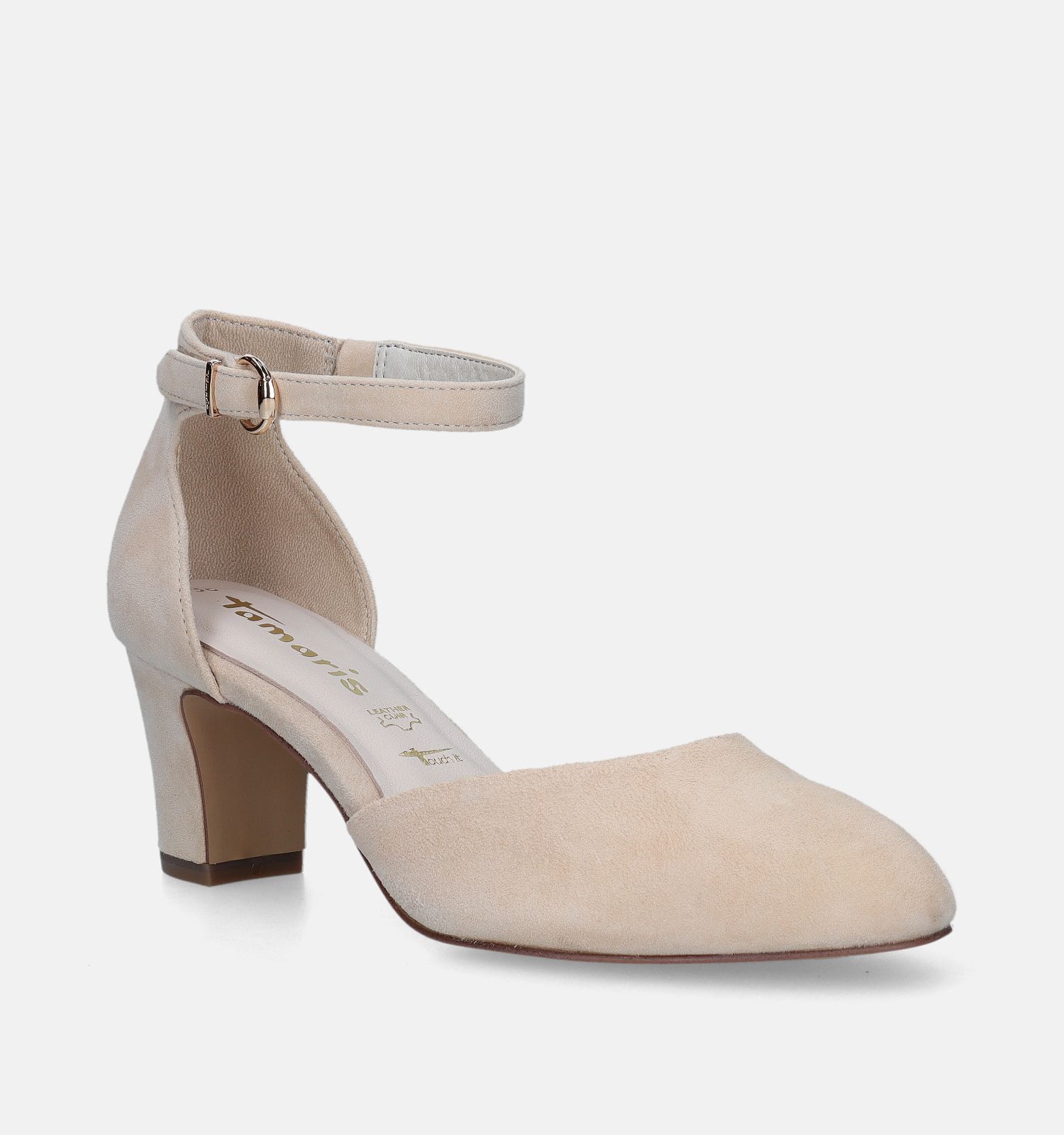 Tamaris Beige Pumps Met Bandje Dames Pumps Online op TORFS.BE
