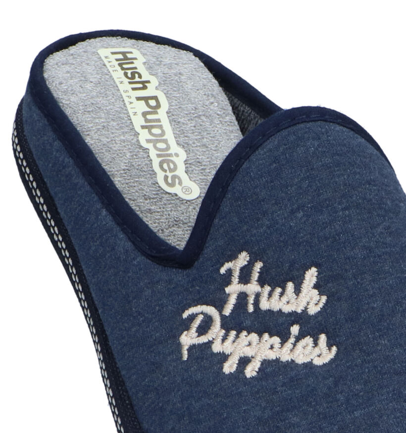 Hush Puppies Curva Pantoufles en Bleu pour femmes (357593)