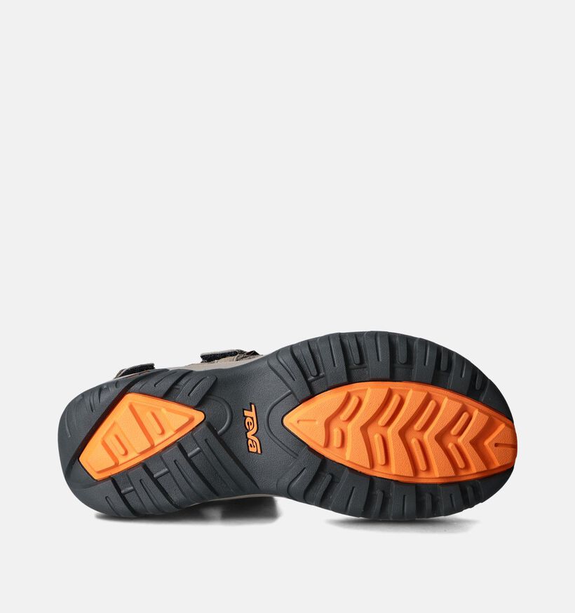 Teva Hudson Sandales de marche en Taupe pour hommes (354635)