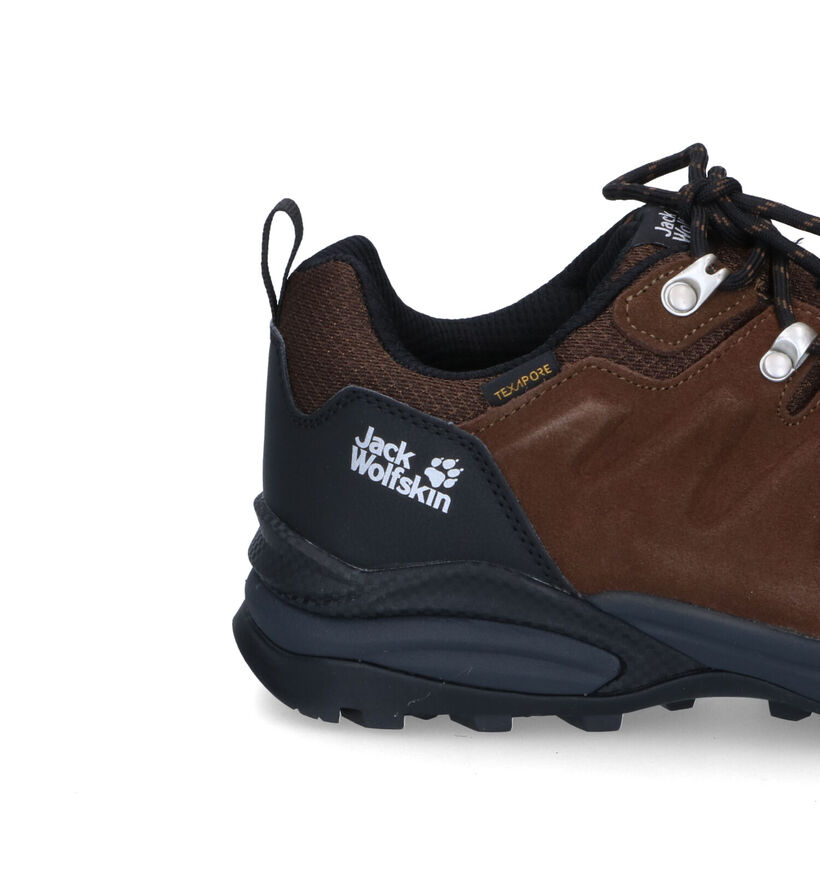 Jack Wolfskin Refugio Texapore Chaussures de randonnée en Marron pour hommes (294242) - pour semelles orthopédiques