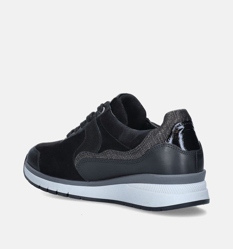 Gabor OptiFit Zwarte Sneakers voor dames (344775) - geschikt voor steunzolen