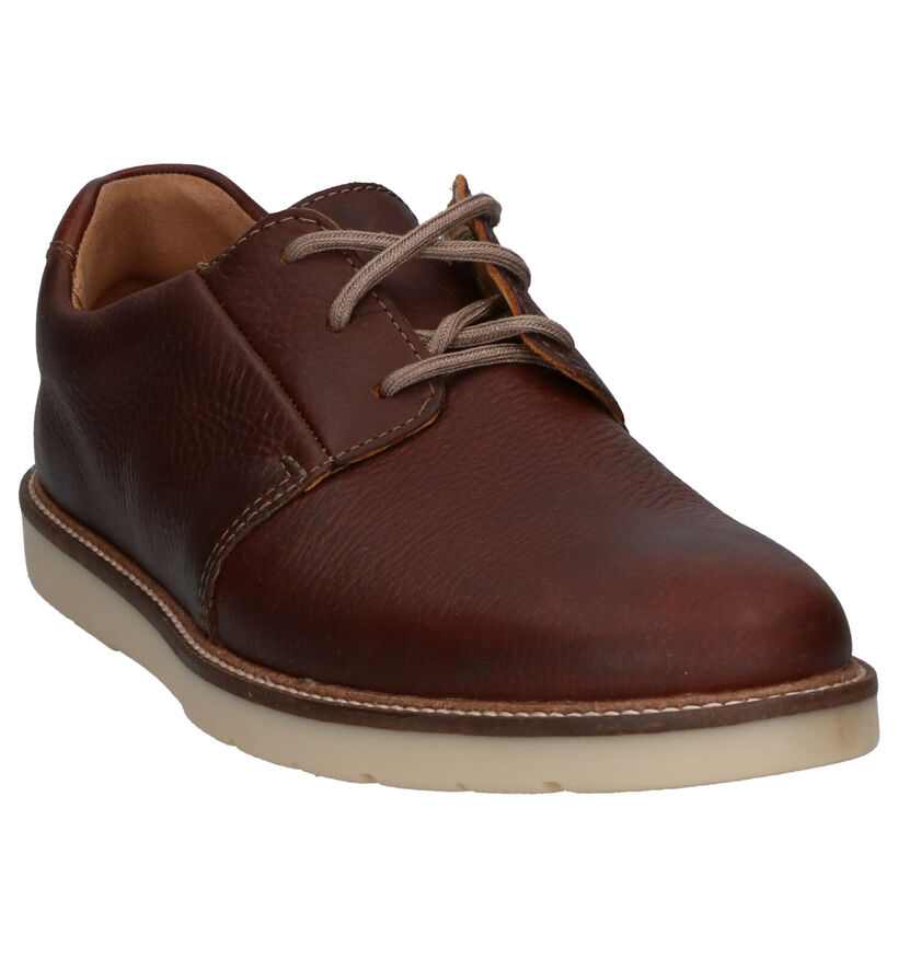 Clarks Grandin Plain Chaussures à lacets en Brun en cuir (256161)