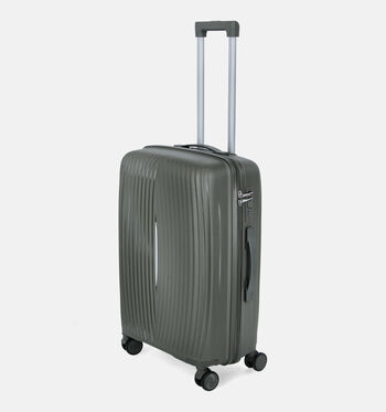 Love To Travel Reiskoffers Zwart/Taupe/Rood/Groen