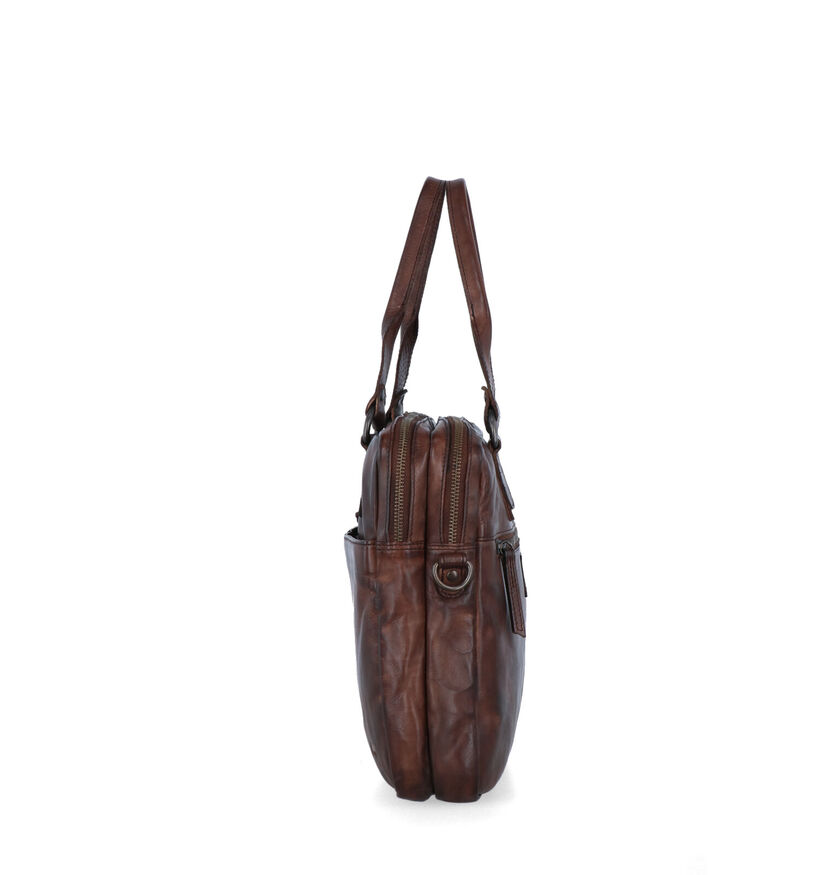 Bear Design Sac pour ordinateur en Marron pour femmes (329795)